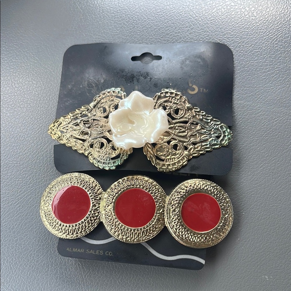 Vitage hair clips